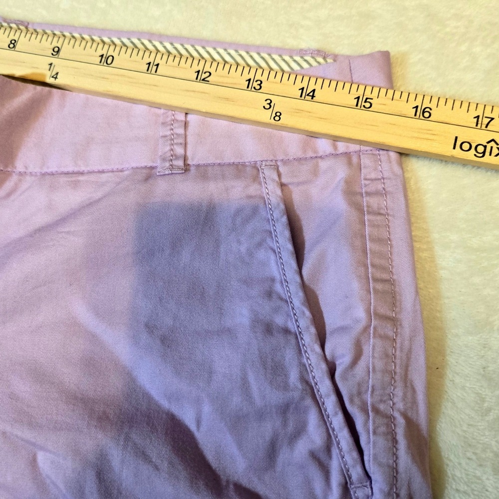 J.Crew Womens Lavender Broken-in Chino Shorts Cotton Casual Preppy Size 4 - Picture 3 of 7